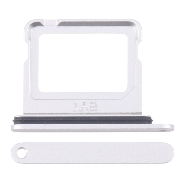 iPhone 16 Plus SIM Card Tray + SIM (Silver) - Replacement Part for Perfect Fit & Functionality