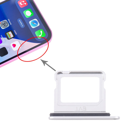 iPhone 16 Plus SIM Card Tray + SIM (Silver) - Replacement Part for Perfect Fit & Functionality