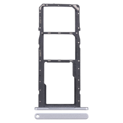 Samsung Galaxy A06 SM-A065F Original SIM Card Tray + Micro SD Card Tray (Silver) - Replacement Parts