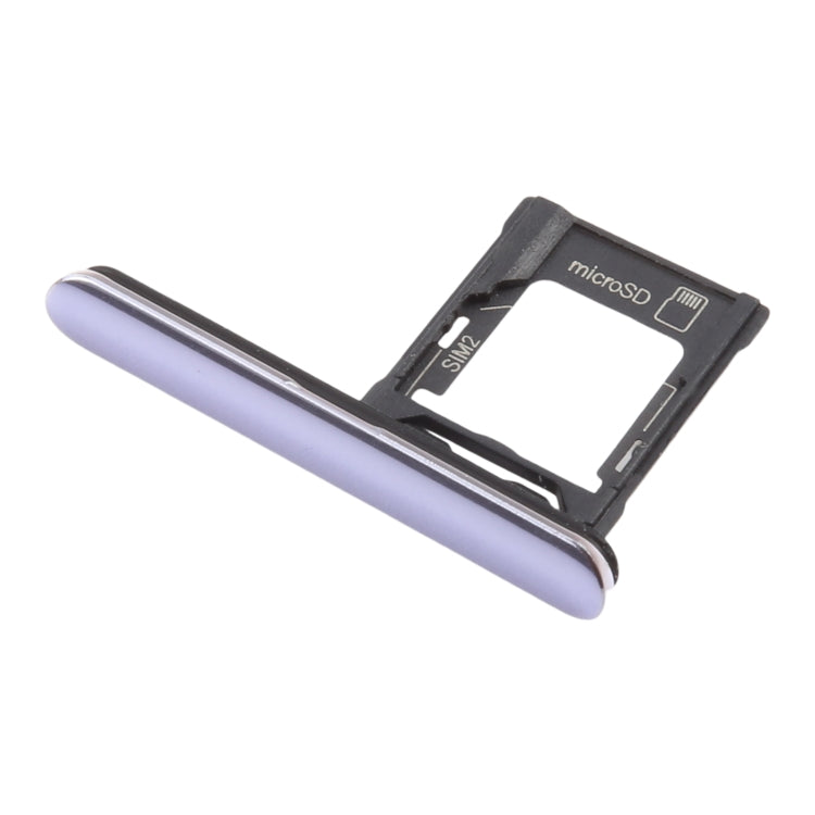 Purple SIM & Micro SD Card Tray for Sony Xperia Ace - Replacement Part, Professionally Checked