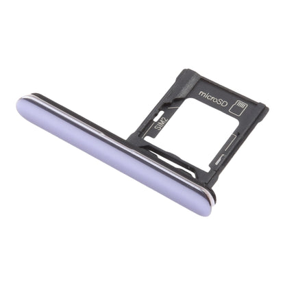 Purple SIM & Micro SD Card Tray for Sony Xperia Ace - Replacement Part, Professionally Checked