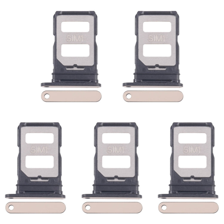 Infinix Zero 30 5G SIM Card Tray Set - 5pcs Gold Replacement Trays for Seamless Compatibility