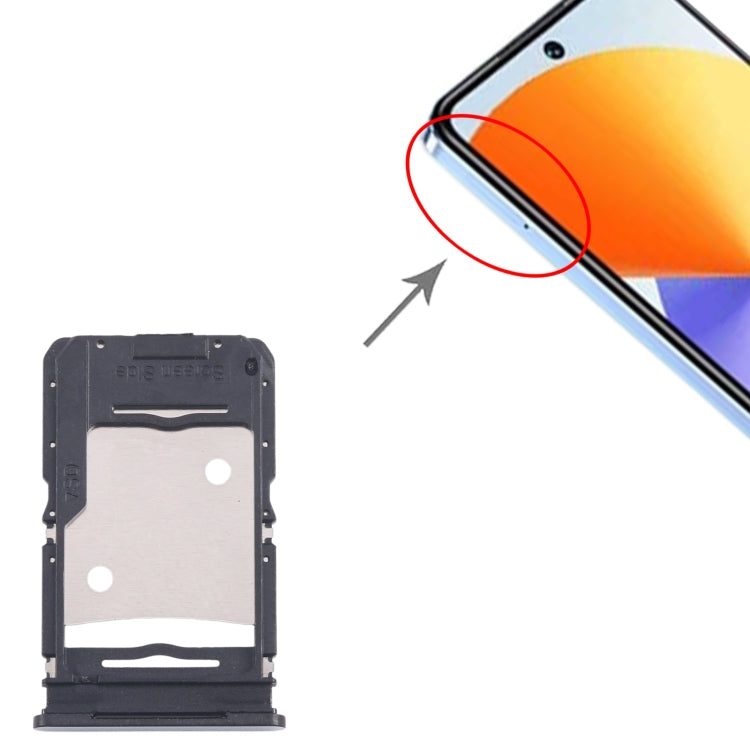 Infinix Note 30 X6833B SIM Card Tray Set - 5pcs (Blue) Including SIM & Micro SD Card Trays
