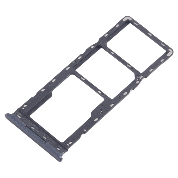 Replacement SIM Card Tray Set for Infinix Smart 8 Pro X6525 - 5pcs (Black) + Micro SD Card Tray