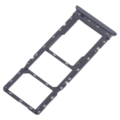Replacement SIM Card Tray Set for Infinix Smart 8 Pro X6525 - 5pcs (Black) + Micro SD Card Tray