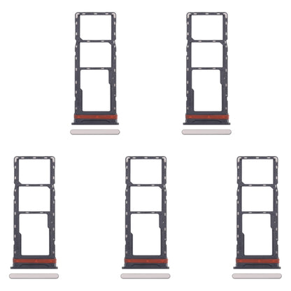 Infinix Hot 40 X6836 Gold SIM Card Tray Set - 5pcs SIM & Micro SD Card Trays for Replacement