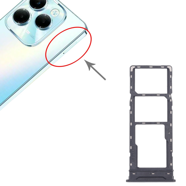 Infinix Hot 40 X6836 SIM Card Tray Set (5pcs) - Includes SIM & Micro SD Card Trays (Blue)