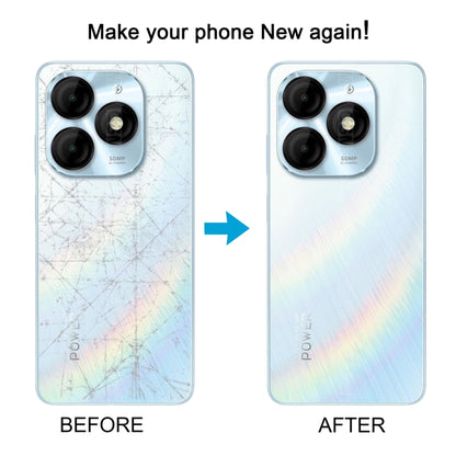 Original Back Cover Replacement for itel P55 A666L (Black) - Perfect Fit, Professional Installation Recommended