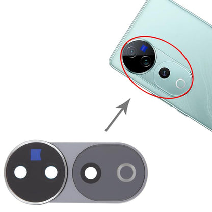 Original Rear Camera Lens Cover for vivo V40 Pro (Grey) - Replacement Part, Professional Installation Recommended