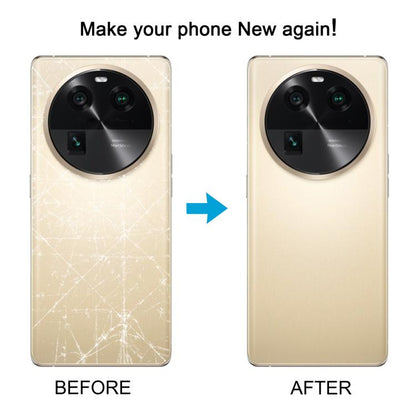 OEM Battery Back Cover for OPPO Find X6 (Blue) - Replacement Housing, Professional Installation Recommended