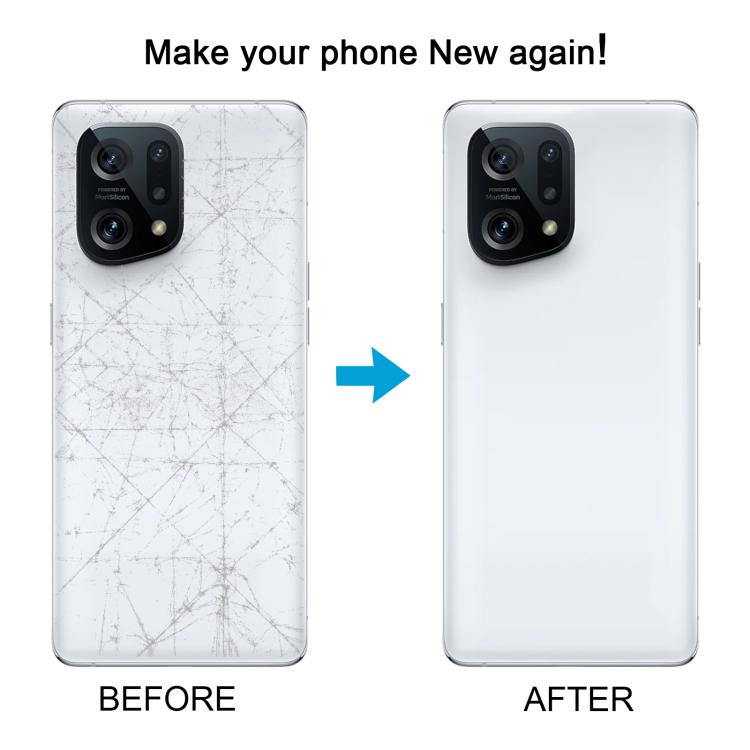 OEM Blue Back Cover Replacement for OPPO Find X5 - Perfect Fit, Quality Checked, Professional Installation Recommended