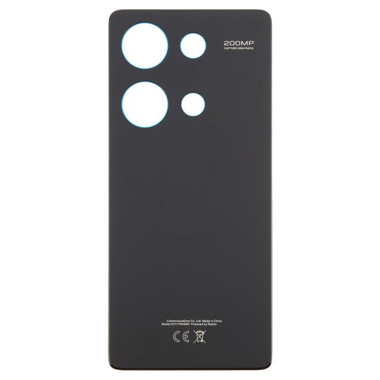 OEM Back Cover for Xiaomi Redmi Note 13 Pro 4G (Black) - Replacement Battery Housing, Compatible & Checked