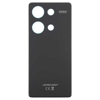 OEM Back Cover for Xiaomi Redmi Note 13 Pro 4G (Black) - Replacement Battery Housing, Compatible & Checked