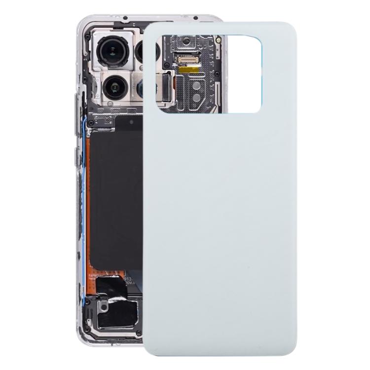 Xiaomi Redmi K70 Pro OEM White Battery Back Cover Replacement - Perfect Fit & Quality Checked