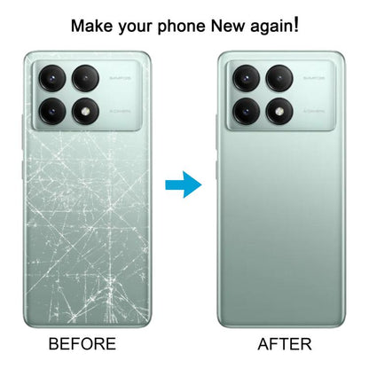Xiaomi Redmi K70 Pro OEM White Battery Back Cover Replacement - Perfect Fit & Quality Checked
