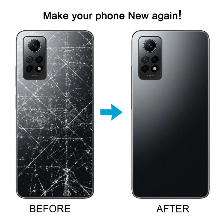 Light Blue OEM Back Cover Replacement for Xiaomi Redmi Note 12 Pro 4G - Perfect Fit & Quality Checked