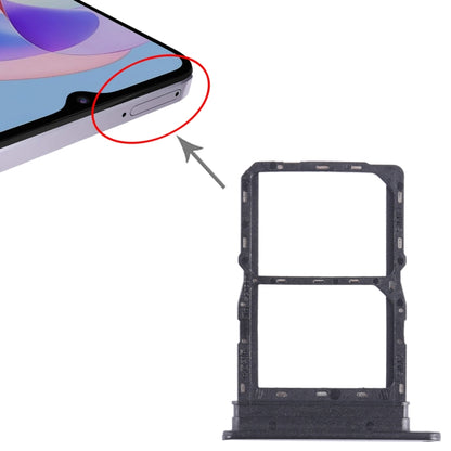Honor Play 40 Plus SIM Card Tray Replacement (Black) - Compatible SIM + Tray, Professional Installation Recommended