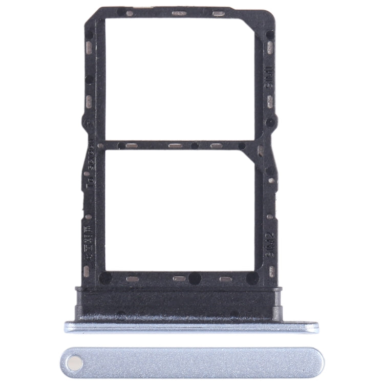 Honor Play 40 Plus SIM Card Tray + SIM (Silver) - Replacement Part, Professionally Tested, Compatible