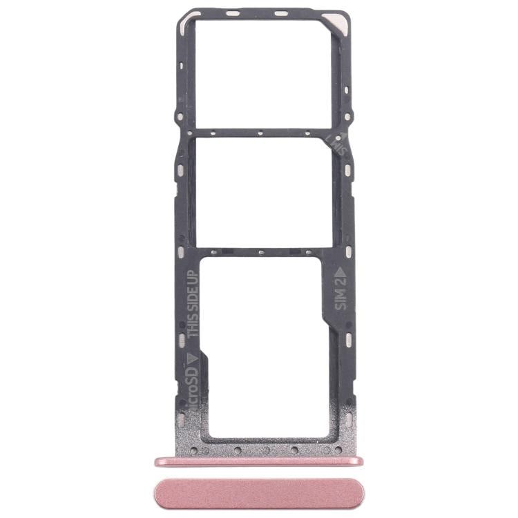 Original Pink SIM Card Tray Set for Nokia C32 - Includes SIM Card Tray & Micro SD Card Tray