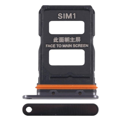 Original SIM Card Tray + SIM Card for Xiaomi Mix Flip (Black) - Perfect Replacement, Quality Checked