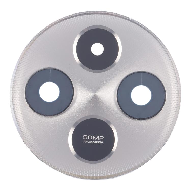 Original Rear Camera Lens Cover for Xiaomi Poco C75 5G (Silver) - Replacement Part, Professional Installation Recommended