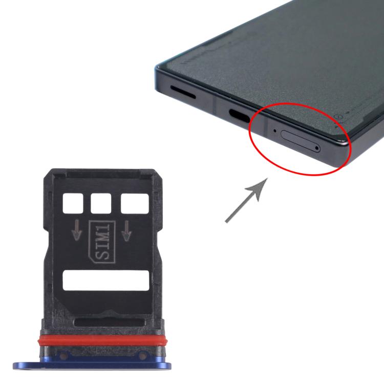 ZTE nubia RedMagic 7s Pro NX709S SIM Card Tray + Blue SIM Card Tray Replacement - Quality Checked