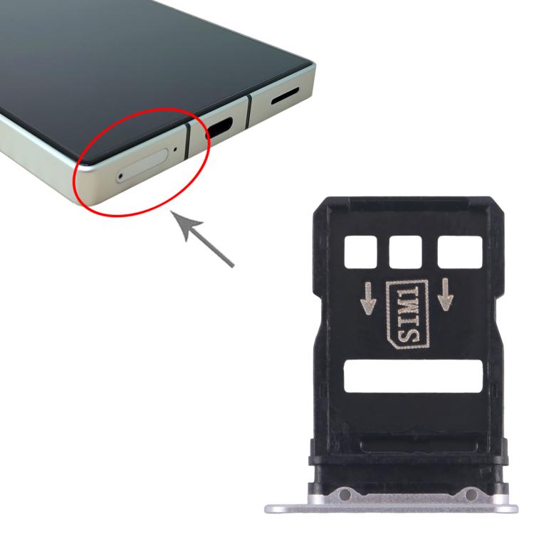 ZTE nubia RedMagic 8 Pro NX729J SIM Card Tray + SIM Card Holder (Silver) - Replacement Part
