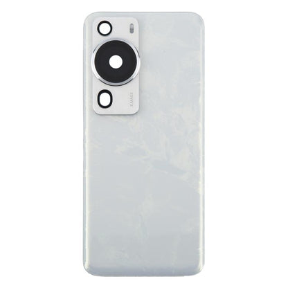 Huawei P60 Pro White Battery Back Cover with Camera Lens Frame Replacement - Compatible & Checked Quality