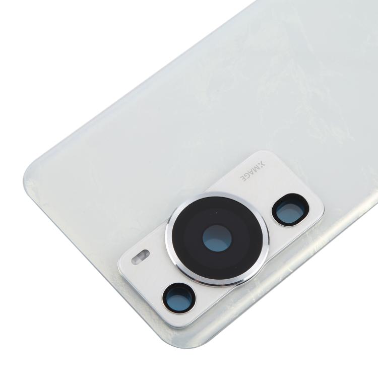 Huawei P60 Pro White Battery Back Cover with Camera Lens Frame Replacement - Compatible & Checked Quality
