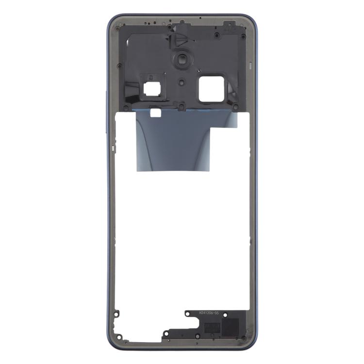 Original Middle Frame Bezel Plate for Xiaomi Redmi 14C 4G (Blue) - Replacement Part for Damaged Frames