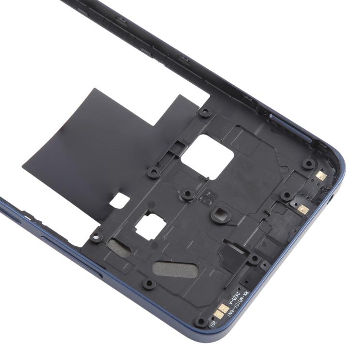 Original Middle Frame Bezel Plate for Xiaomi Redmi 14C 4G (Blue) - Replacement Part for Damaged Frames
