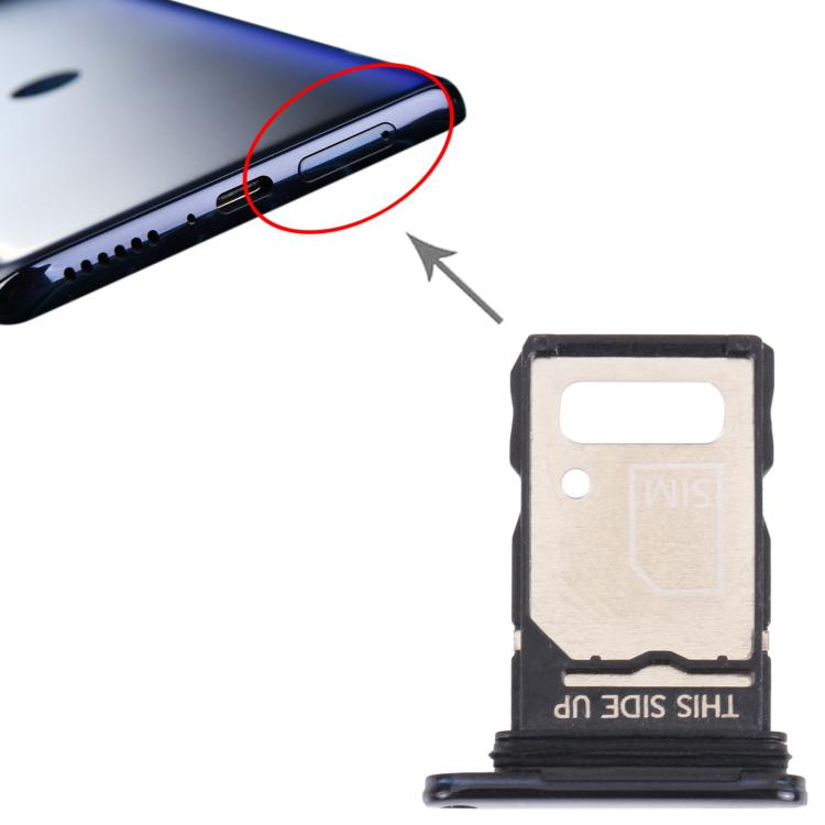 Black SIM Card Tray for Motorola Edge 30 Ultra / Edge X - Compatible Replacement Part