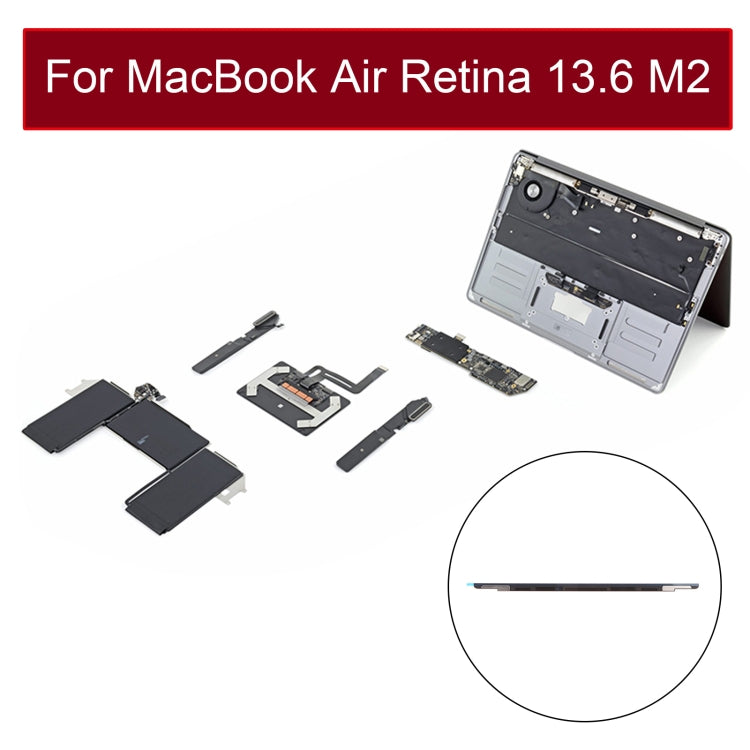 Replacement Front Bezel Logo Cover for MacBook Air 13.6" A2681 (2022) LCD Screen Display - EMC4074