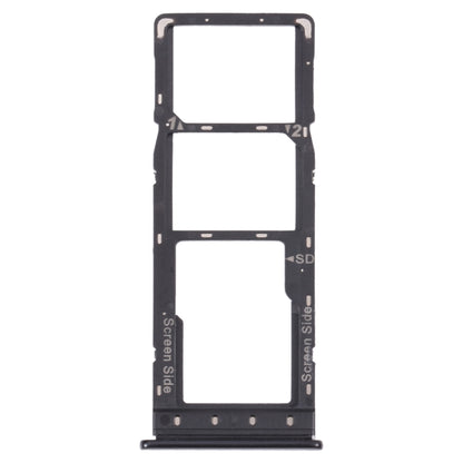 Infinix Hot 9 Pro SIM Card Tray + Micro SD Card Tray Replacement (Black) - Compatible & Checked Quality