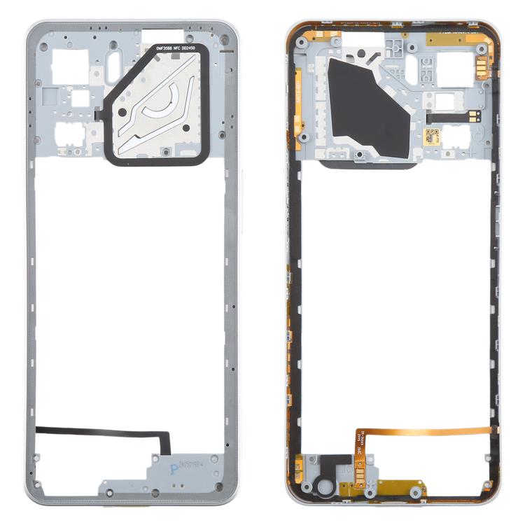 ZTE nubia Neo 3 Silver Plastic Middle Frame Bezel Plate Replacement - Compatible & Quality Checked