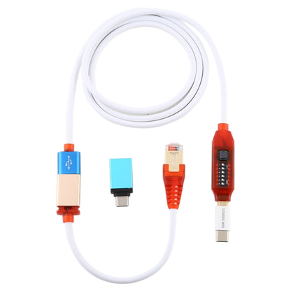 GSM All-in-One Multi-Functional Boot Cable - Micro USB/RJ45, Fast Charge, Type-C Adapter, Random Colour