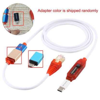 GSM All-in-One Multi-Functional Boot Cable - Micro USB/RJ45, Fast Charge, Type-C Adapter, Random Colour