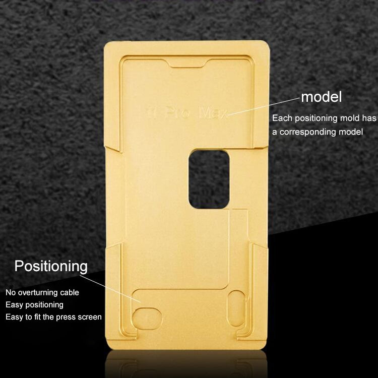 iPhone 11 Pro Max Press Screen Positioning Mould with Spring - Easy Fit, No Damage to Screen, Hole Design