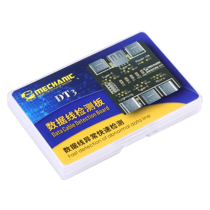 MECHANIC DT3 USB Data Cable Detection Board - Short Circuit Tester with On-Off Switching (Type-C/USB-Micro/Lightning)