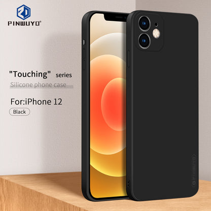 iPhone 12 Phone Case - Liquid Silicone TPU Protective Cover with Anti-Scratch, Shockproof Design, Fingerprint Resistant & Soft Grip Feel