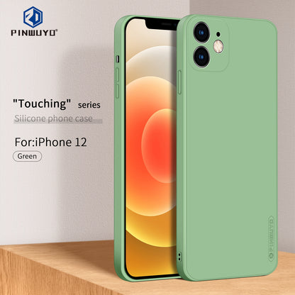 iPhone 12 Phone Case - Liquid Silicone TPU Protective Cover with Anti-Scratch, Shockproof Design, Fingerprint Resistant & Soft Grip Feel