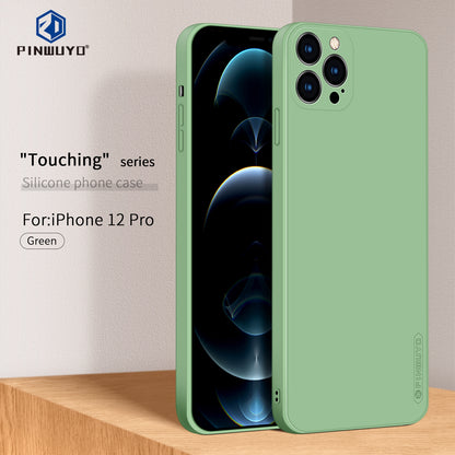 iPhone 12 Pro Phone Case - Liquid Silicone TPU Protective Cover with Anti-Scratch, Shockproof Design, Fingerprint Resistant & Soft Grip Feel