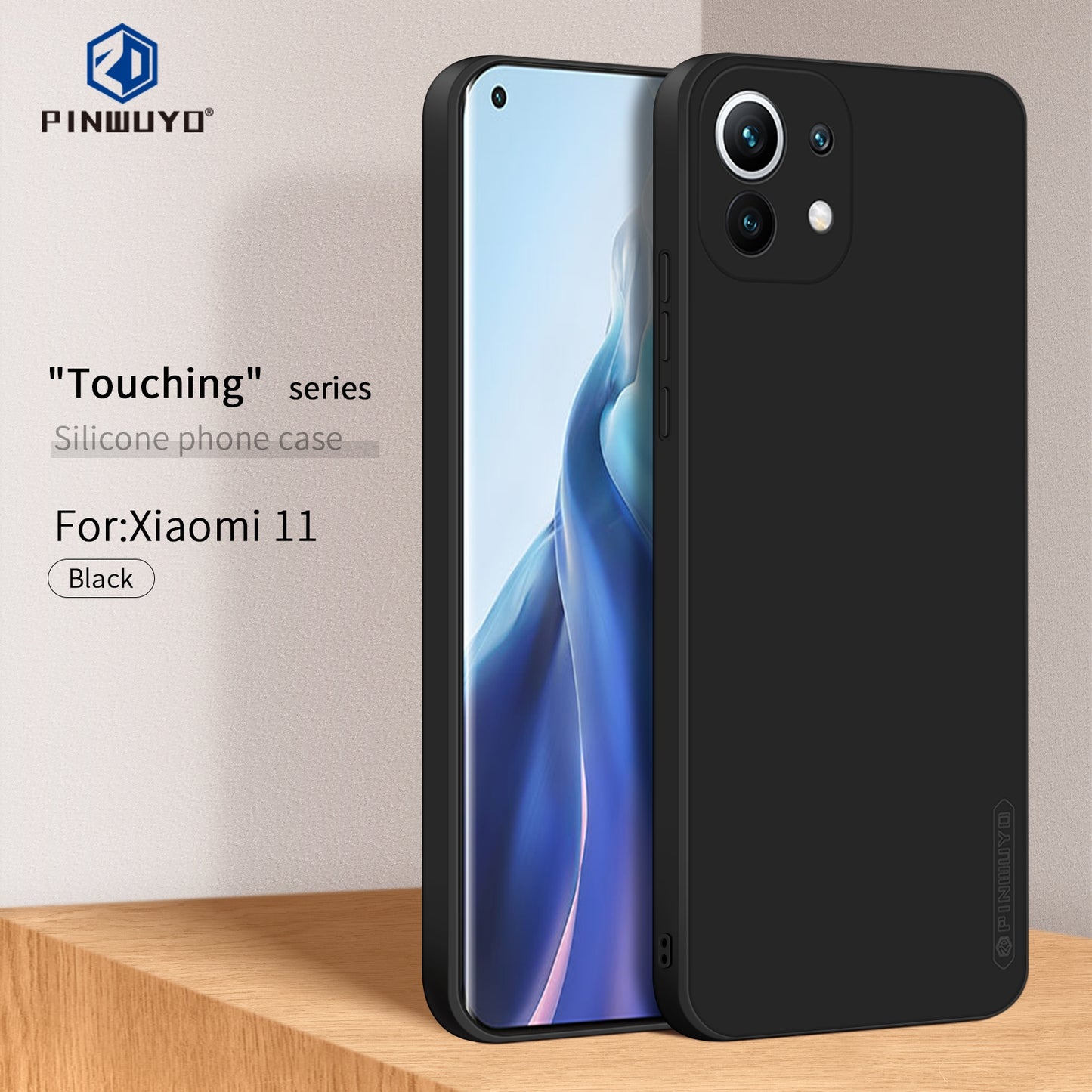 Xiaomi Mi 11 Phone Case - Liquid Silicone TPU Protective Cover with Anti-Scratch, Shockproof Design, Fingerprint Resistant & Soft Grip Feel