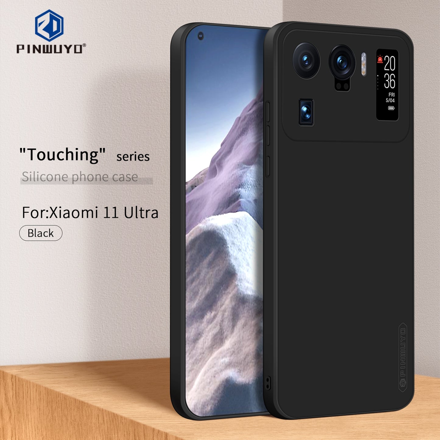 Xiaomi Mi 11 Ultra Phone Case - Liquid Silicone TPU Protective Cover with Anti-Scratch, Shockproof Design, Fingerprint Resistant & Soft Grip Feel