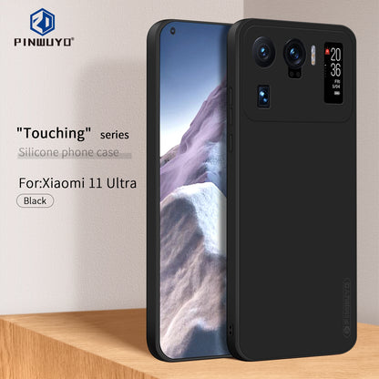 Xiaomi Mi 11 Ultra Phone Case - Liquid Silicone TPU Protective Cover with Anti-Scratch, Shockproof Design, Fingerprint Resistant & Soft Grip Feel