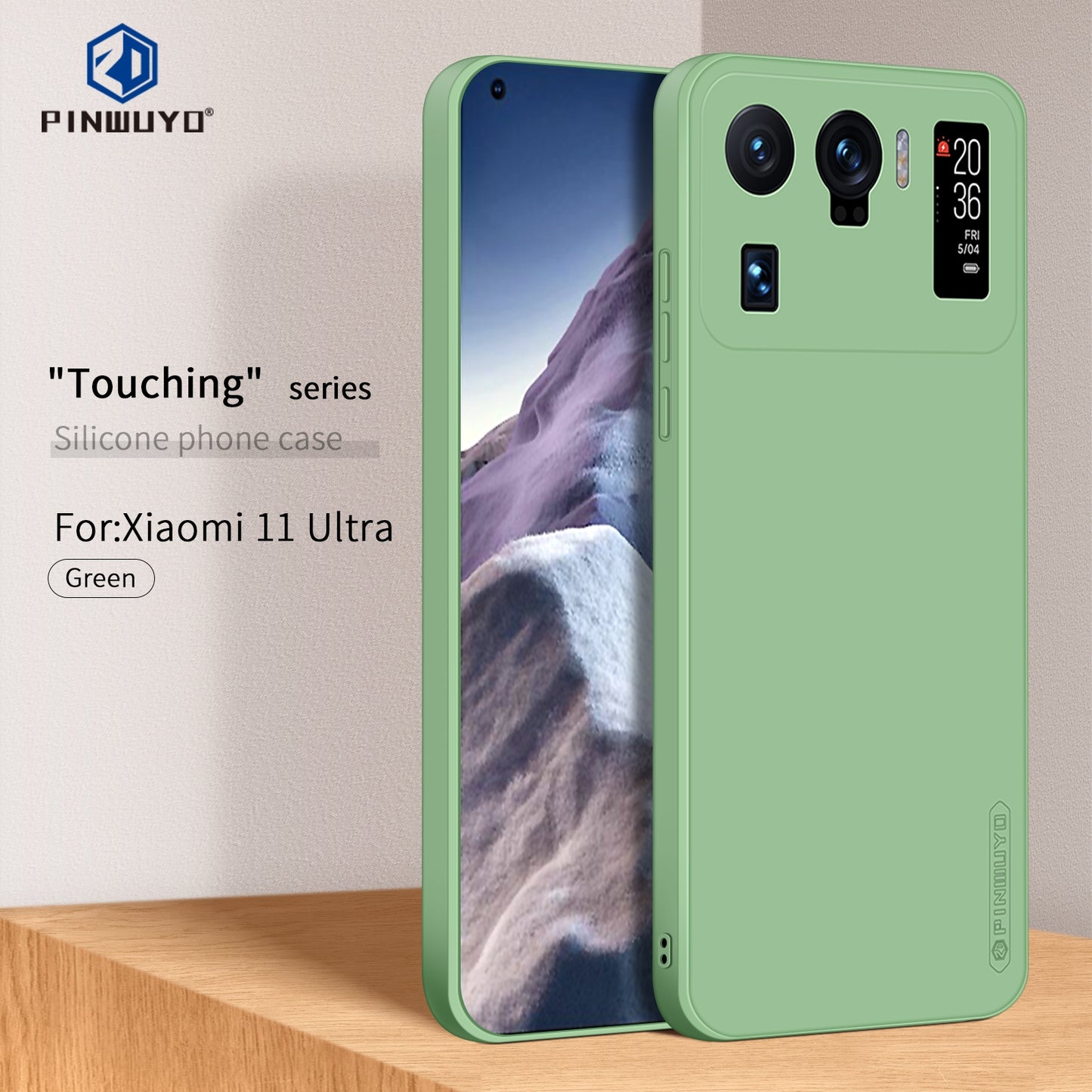 Xiaomi Mi 11 Ultra Phone Case - Liquid Silicone TPU Protective Cover with Anti-Scratch, Shockproof Design, Fingerprint Resistant & Soft Grip Feel