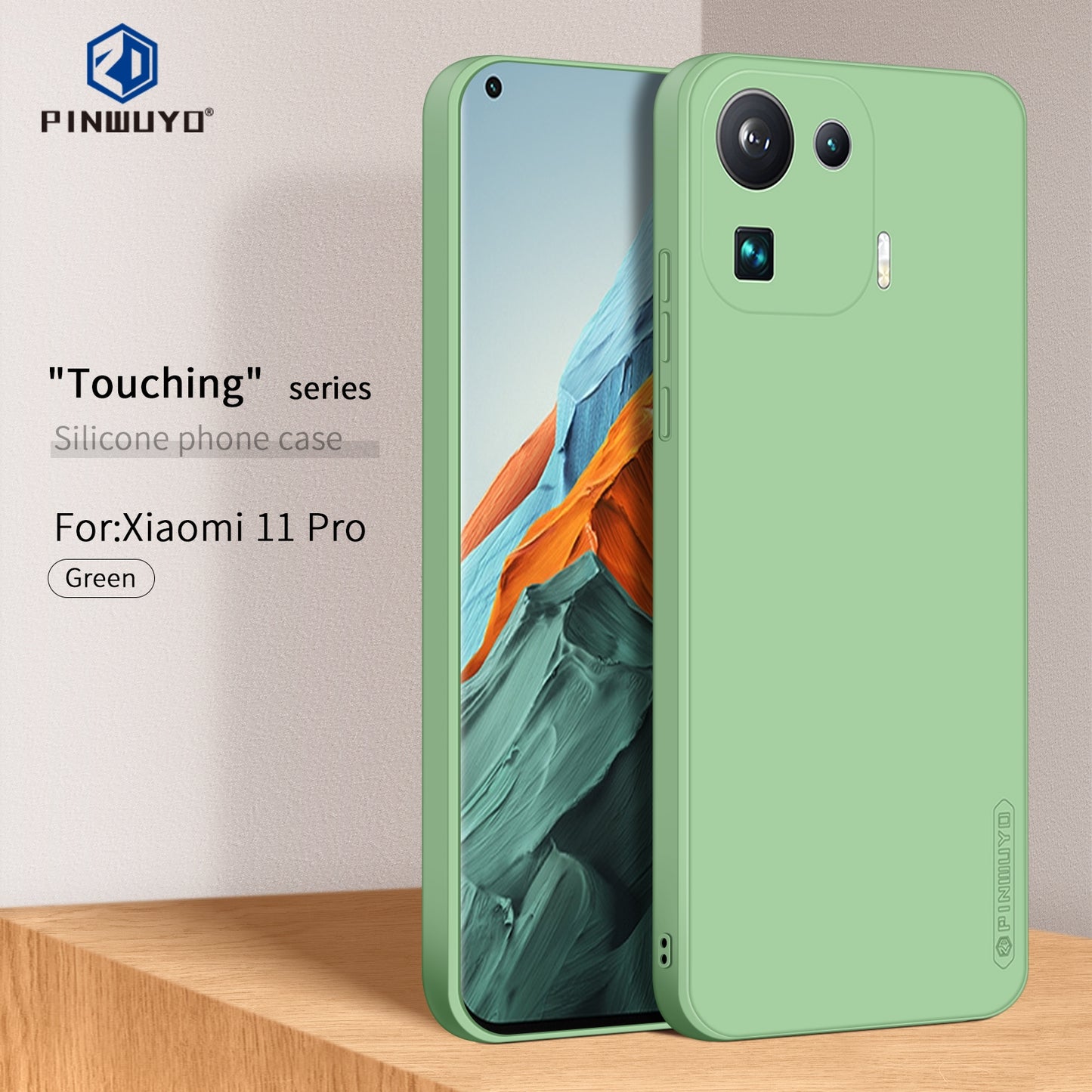 Xiaomi Mi 11 Pro Phone Case - Liquid Silicone TPU Protective Cover with Anti-Scratch, Shockproof Design, Fingerprint Resistant & Soft Grip Feel