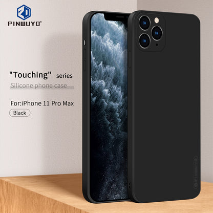 iPhone 11 Pro Max Phone Case - Liquid Silicone TPU Protective Cover with Anti-Scratch, Shockproof Design, Fingerprint Resistant & Soft Grip Feel