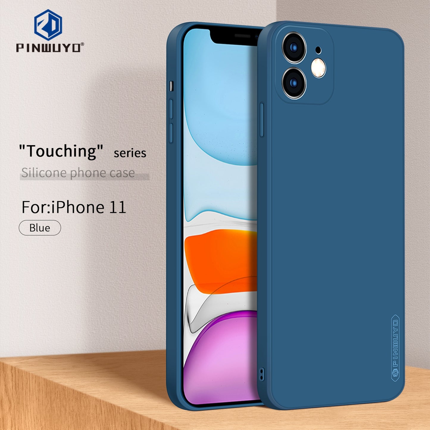 iPhone 11 Phone Case - Liquid Silicone TPU Protective Cover with Anti-Scratch, Shockproof Design, Fingerprint Resistant & Soft Grip Feel