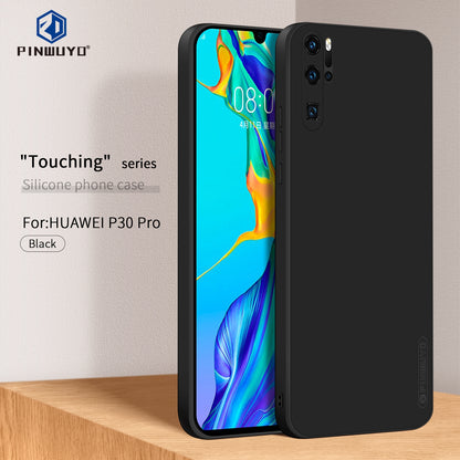Huawei P30 Pro Phone Case - Liquid Silicone TPU Protective Cover with Anti-Scratch, Shockproof Design, Fingerprint Resistant & Soft Grip Feel